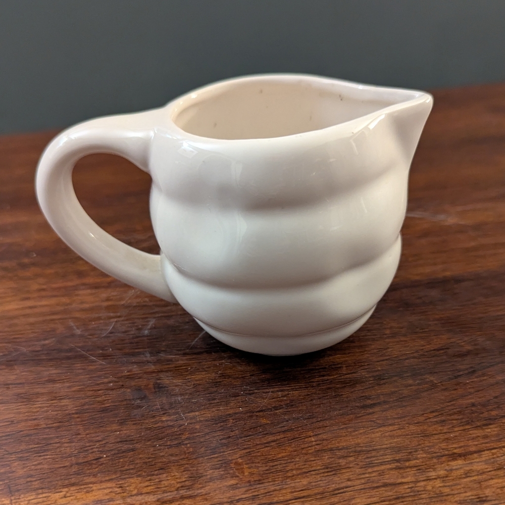 Rae Dunn White Ceramic Cream Pitcher EUC - Picture 6 of 6